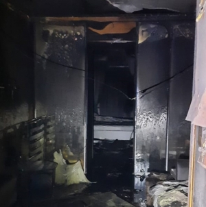 Пожар произошел в жилой квартире в Гагре
