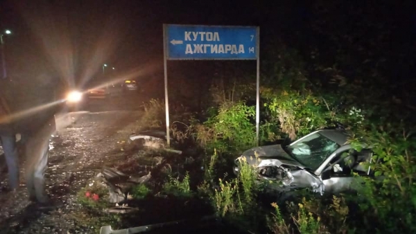 Три человека пострадали в автомобильной аварии у села Тамыш