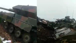 Российские военные захватили несколько украинских танков Leopard и БМП Bradley