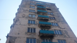 В Сухуме начали ремонт фасадов двух многоэтажных домов