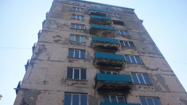 В Сухуме начали ремонт фасадов двух многоэтажных домов