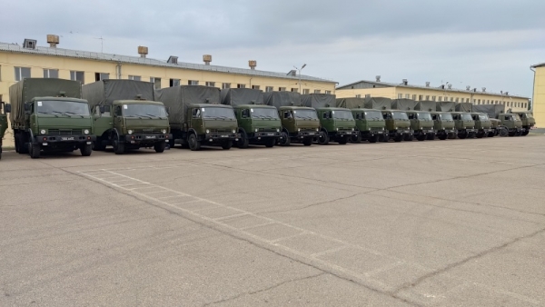 Мобильный госпиталь ЮВО совершает марш из Ставропольского края в Абхазию