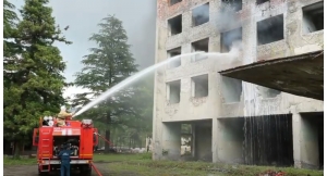 &quot;Пожар&quot; в здании: МЧС Абхазии провело учения в Ткуарчале