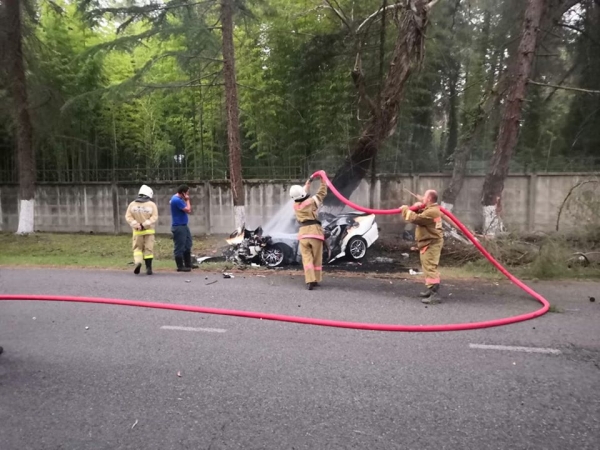 В результате ДТП в Пицунде погибло два человека