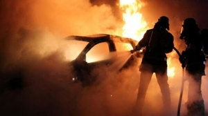 В Сухуме сгорел автомобиль