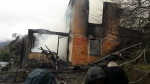 Частный дом сгорел в Гагре