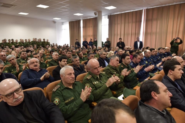 В Министерстве обороны состоялась встреча с кандидатом в Президенты Республики Абхазия Адгуром Ардзинба