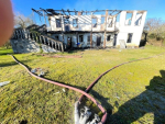 Природный пожар стал причиной возгорания частного дома в селе Джгерда